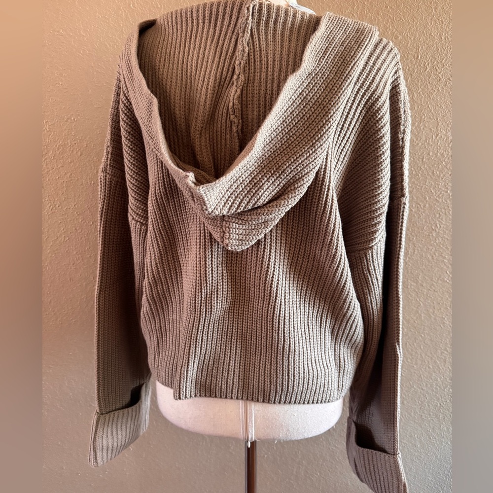 Cozy Tan Women's Sweater - Picture 7 of 7